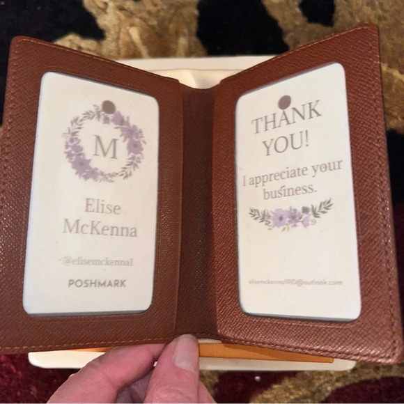 Louis Vuitton Unisex Monogram ID Business Card Holder Bifold Credit Card Holder - Picture 2 of 16